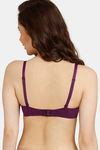 Rosaline Padded Non Wired 3/4th Coverage T-Shirt Bra - Winter Bloom — thumbnail 2